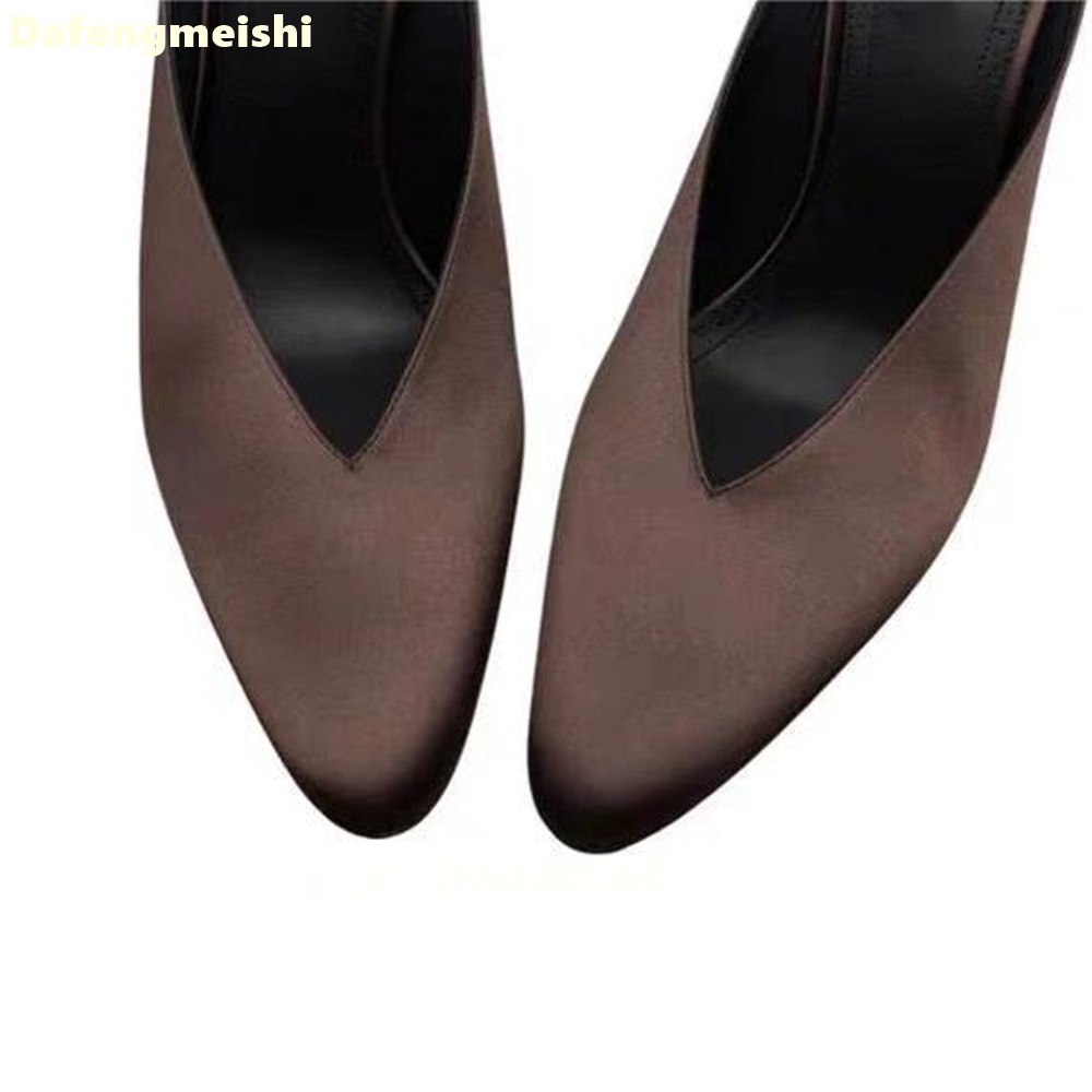 Mules à talon conique évasé en - Slip Dress Satin avis et prix